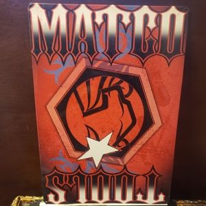 MATCO TOOLS Sign Metal 12x17 RARE